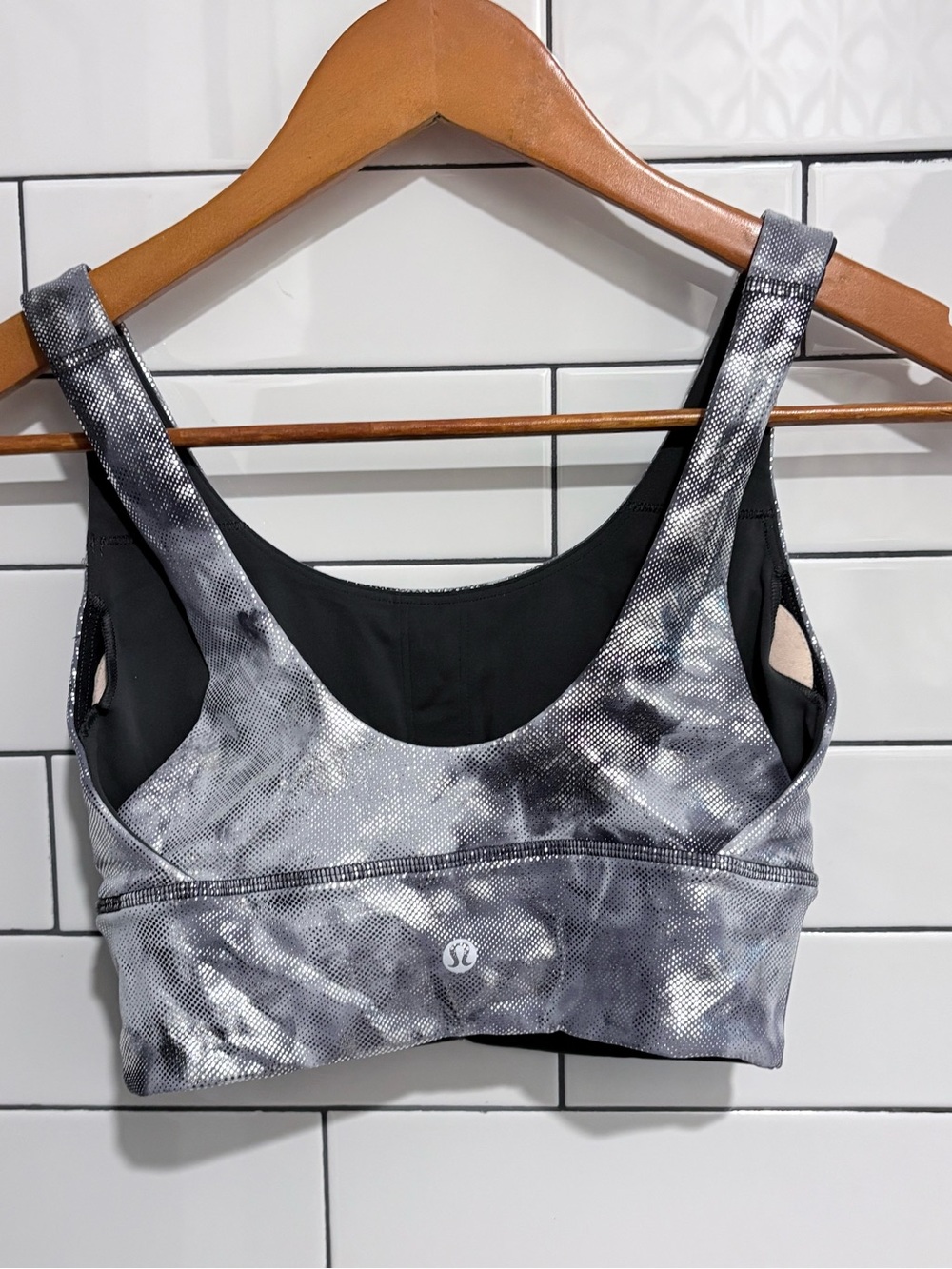 Lululemon Align Diamond Dye Starlight Graphite Grey Diffuse Dot Foil Top 4 - Picture 8 of 10